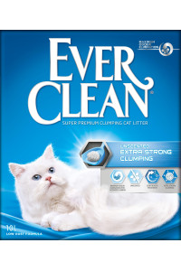 Ever clean Extra Strong clumping cat Litter, 10 Litre, Unscented