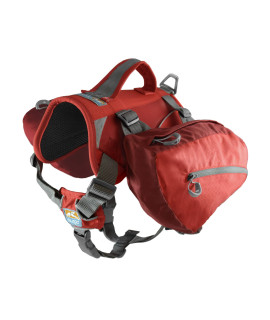 Kurgo Dog Saddlebag Backpack, Back Pack Dog Harness, Hiking Pack for Dogs, Packs for Pets to Wear, Camping & Travel Vest Harness, Reflective, Lightweight, Baxter Pack for Medium & Large Pets