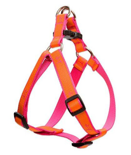 LupinePet club 34 Sunset Orange 20-30 Step in Harness for Medium Dogs