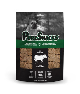 AEE Puresnacks Beef Liver Freeze-Dried Treats for Dogs, 6.98Oz / 198G Value Size