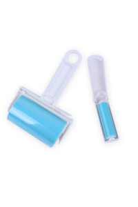 iLifeTech Reusable Sticky Picker Set Cleaner Lint Roller Pet Hair Remover Brush, Blue