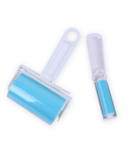 iLifeTech Reusable Sticky Picker Set Cleaner Lint Roller Pet Hair Remover Brush, Blue