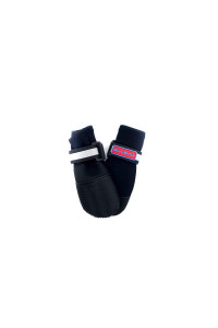 All Weather Neoprene Paw Protector Dog Boots with Reflective Straps in 5 Sizes! (Black Small)