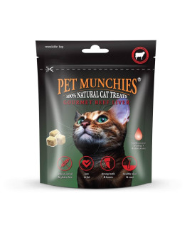 Pet Munchies gourmet Beef Liver cat Treats, 10 g