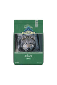 Blue Buffalo Wilderness High Protein, Natural Adult Dry Dog Food, Duck 11-lb