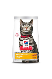 Hill's Science Diet Dry Cat Food, Adult, Urinary & Hairball Control, Chicken Recipe, 7 lb. Bag