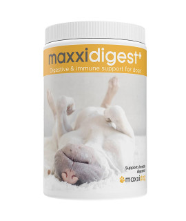 maxxipaws maxxidigest+ Digestive and Immune Support Supplement for Dogs with Probiotics, Prebiotics and Digestive Enzymes - 132 oz