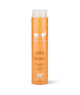 YUUP Professional Pet Detangling Shampoo for Dogs & cats, for Long coat, Luxury Dog, Puppy & Kitten grooming, Moisturizing Hair care Formula, Vegan cleaning Ingredients, Made in Italy