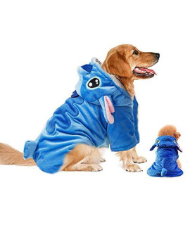 Dog Costume, Gimilife Dog Hoodie, Dog Halloween Costume Pet Xmas Pajamas Outfit, Pet Coat Cartoon Costumes for Small Medium Large Dogs and Cats for Halloween Christmas and Winter -XS