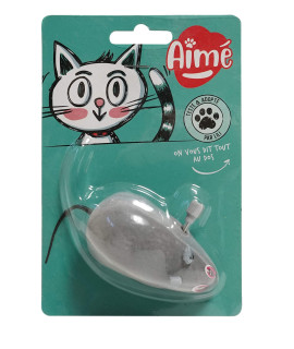 Aime Mechanical Mouse Toy for Cats (Random Color)