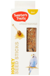 Tweeters Treats Seed Sticks for Budgies, Honey