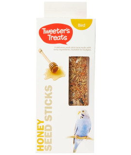 Tweeters Treats Seed Sticks for Budgies, Honey