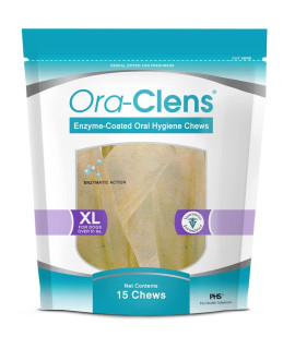 HealthyPets 15 Count Ora-Clens Oral Hygiene Chews, X-Large