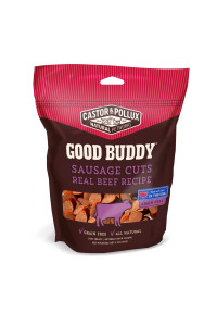Castor & Pollux Good Buddy Sausage Cuts Real Beef Recipe Grain Free Dog Treats, 5-oz bag