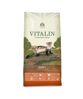 Vitalin The Natural choice complete Dry Ferret Food chicken and Rice, 12 kg