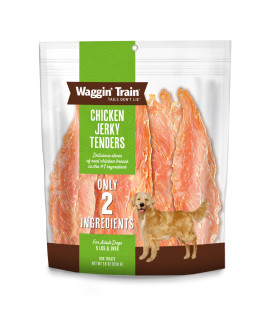 Waggin' Train Limited Ingredient, Grain Free Dog Treat; Chicken Jerky Tenders - 18 oz. Pouch