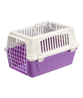 Ferplast Atlas Pet Carrier Small Pet Carrier for Dogs & Cats w/Top & Front Door Access 19-Inch