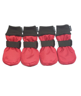 LONSUNEER Paw Protector Dog Boots Waterproof Soft Sole and Nonslip Set of 4 Size XL