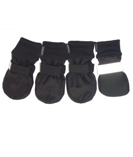 LONSUNEER Paw Protector Dog Boots Soft Sole Nonslip and Reflective Set of 4