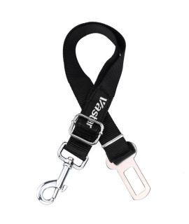 Vastar Adjustable Pet Dog Cat Safety Leash Car Vehicle Seat Belt Harness Seatbelt, Made from Nylon Fabric