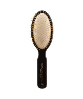 Chris Christensen 20mm Pin Dog Brush, Gold Series, Groom Like a Professional, Gold-Plated Stainless Steel Pins, Perfect for Fragile Coats, 30% More Pins, Ground and Polished Tips