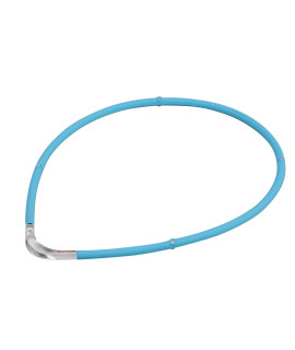 Phiten (phiten) Necklace RAKUWA Magnetic Titanium Necklace S- || Blue ? Clear 45cm
