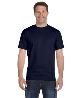 Hanes mens 52 oz comfortSoft cotton T-Shirt(5280)-NAVY-L-5PK