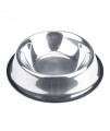 Weebo Stainless Steel Water & Food Bowl for Dogs and Cats No-Tip No-Slip Dishwasher Safe 24 Ounce Classic Stainless Steel