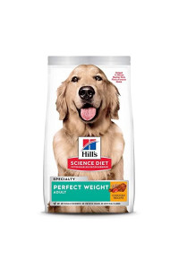Hill's Science Diet Dry Dog Food, Adult, Perfect Weight for Healthy Weight & Weight Management, Chicken Recipe, 28.5 lb. Bag