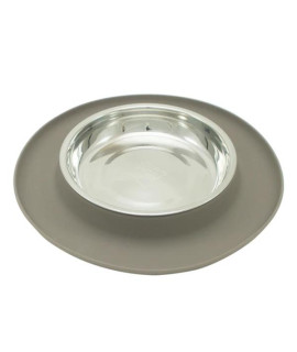 Messy Mutts Cat Feeder Silicone Grey