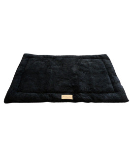 Ellie-Bo XL Black Sherpa Fleece Mat