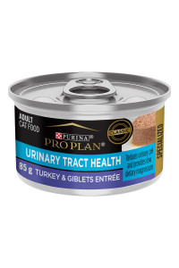 Purina Pro Plan Urinary Tract Cat Food Wet Pate, Urinary Tract Health Turkey and Giblets Entree - 3 oz. Pull-Top Can