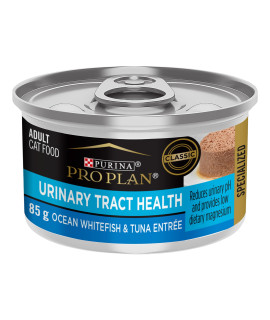 Purina Pro Plan Urinary Tract Cat Food Wet Pate, Urinary Tract Health Ocean Whitefish Entree - (24) 3 oz. Pull-Top Cans