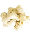 PET MAGASIN Natural Rawhide Bones Chewing Dog Treats, 10-Pack (Small (4-5 Inch))