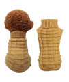 Knitted Braid Plait Turtleneck Sweater Knitwear Outerwear for Dogs & Cats