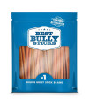Best Bully Sticks All Natural 6 Inch Thick Bully Sticks for Large Dogs - USA Baked & Packed - 100% Free-Range Grass-Fed Beef - Single-Ingredient Grain & Rawhide Free Dog Chews - 18 Pack