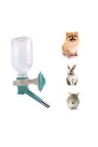 Choco Nose Patented No-Drip Water Bottle/Feeder for Puppies/Toy-Small Breed Dogs/Rabbits/Kittens/Chinchillas and Other Small Pets and Animals - for Cages or Crates 10.2 oz. Nozzle 13mm, Aqua (C528)
