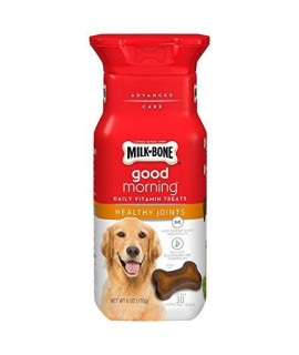 Milk-Bone Good Morning Daily Vitamin Dog Treats - Healthy Joints - 6 oz