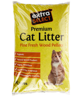 Extra Select Premium Wood Based cat Litter, 30 L