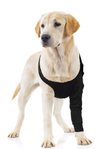 Suitical Recovery Sleeve for Dogs Front Leg Protection After Surgery Dog Leg Sleeve to Stop Licking Machine Washable Chest Circumference 21.3- 26.8 Sleeve Length 10.2 M Single Sleeve