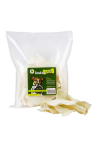PET MAGASIN Natural Rawhide Chips - Premium Long-Lasting Dog Treats with Thick Cut Beef Hides, Processed Without Additives Or Chemicals