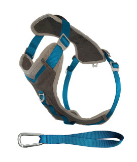 Kurgo Dog Harness for Large, Medium & Small Dogs Reflective Harness for Running, Walking & Hiking Everyday Adventure Pet Journey Air Style Black Blue Red
