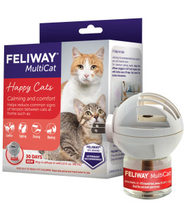 Feliway Multicat Calming Pheromone Diffuser, 30 Day Starter Kit (48 Ml)