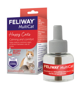 Feliway Multicat Calming Pheromone, 30 Day Refill - 1 Pack