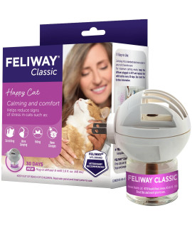 Feliway Classic Cat Calming Pheromone Diffuser, 30 Day Starter Kit (48 Ml)