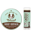 Natural Dog Company Snout Soother Bundle, Includes 2oz Tin + 0.15oz Stick, Dog Nose Balm for Chapped, Crusty and Dry Dog Noses, Organic, All Natural Ingredients, Packaging May Vary