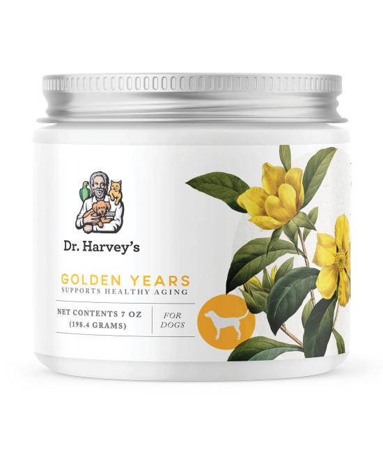 Dr. Harvey's Golden Years Geriatric Herbal Supplement for Senior Dogs, 7 Oz