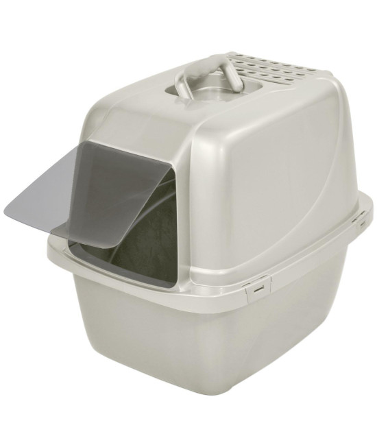 Van Ness Enclosed Pan with Door - White - Large
