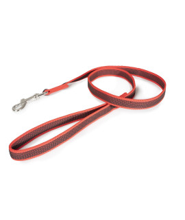 color & gray Super-grip Leash with Handle, 079 in x 33 ft, Red-gray