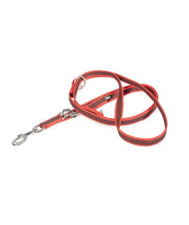 color & gray Adjustable Super-grip Leash, 079 in x 72 ft, Red-gray